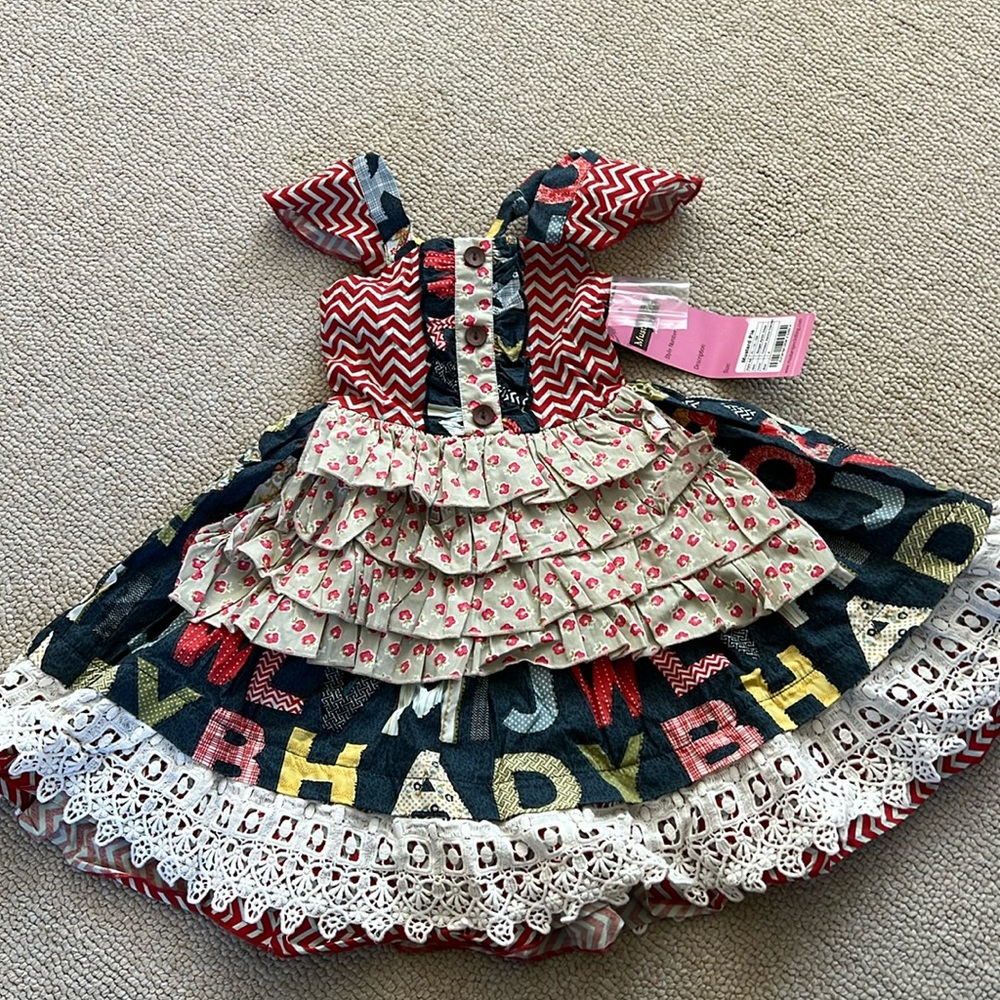 Mustard Pie Reagan Apron dress